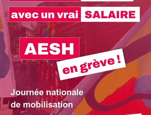 AESH – dans l’action le 9 juin !